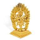 Vajrakilaya with Phurba Body - Polished Gold - Mini
