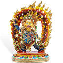 Vajrapani Painted Statue - 12"