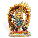 Vajrapani Painted Statue - 12"