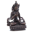 Vajrasattva Oxidized Copper Statue - 5"