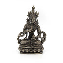 Vajrasattva Statue - White Metal - Mini