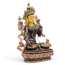 White Tara Statue - 3 Metals - 13"