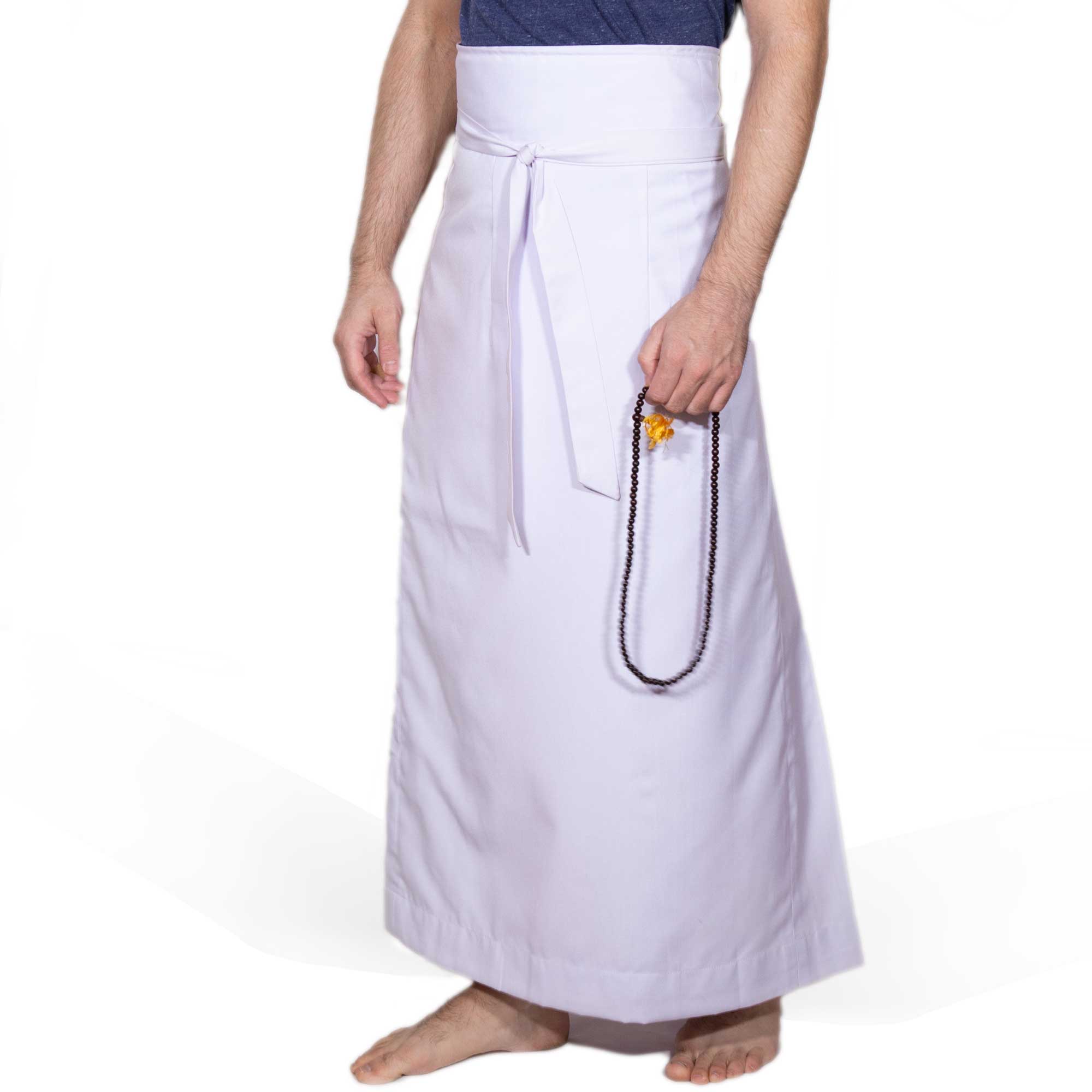 Wraparound Chuba Skirt - Linen Color