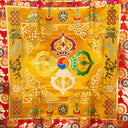Yellow Double Dorje Door Curtain