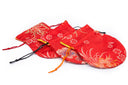 Small Mala Bag ~ Red  Brocade