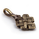 Endless Knot Brass Bhum Counter