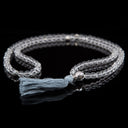 Crystal and Sterling Mala - 8mm