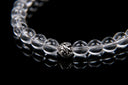Crystal and Sterling Mala - 8mm