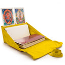 Yellow Peony Brocade Text Holder - Small