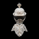 Ornate Pure Silver Kapala - 5.6"