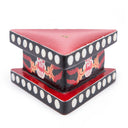 Red Painted Wood Phurba Stand