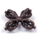 Oxidized Copper Double Dorje