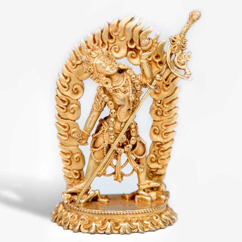 Buy Naro Khakyod Gold Statue - Mini Online – Tibetan Treasures