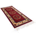 Red Car Seat Rug Set