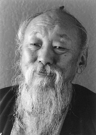Chagdud Rinpoche Black and White Portrait