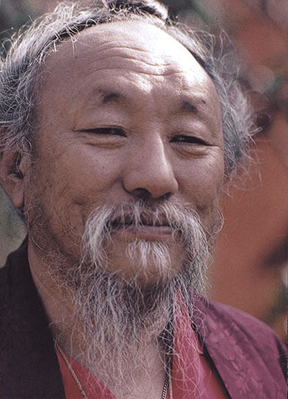 Chagdud Rinpoche in Magenta Photo