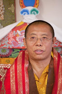 Tulku Sang-ngag Rinpoche on Throne Photo