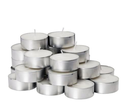 Unscented White Tealight Candle