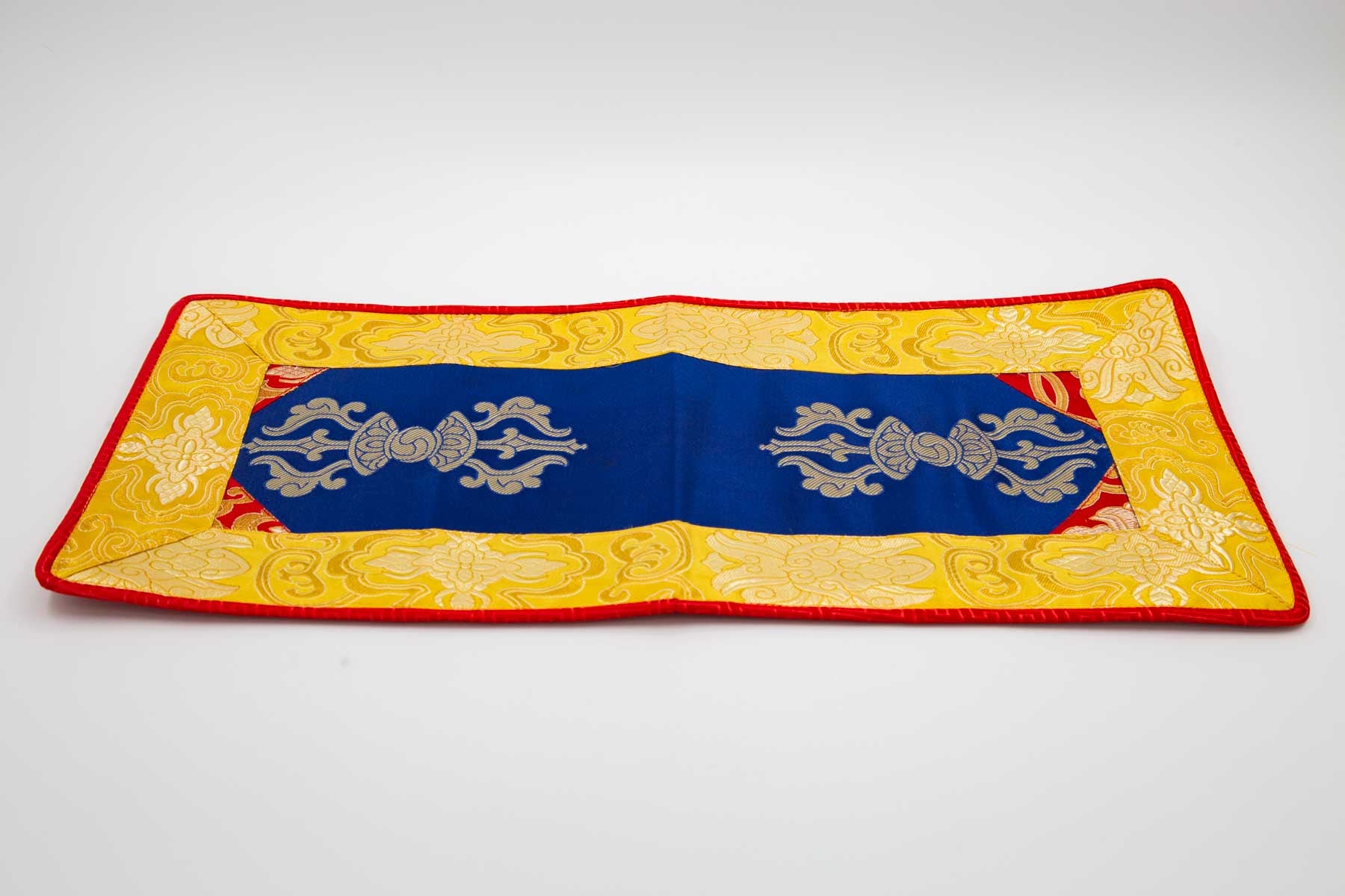 Large Bell & Dorje Mat | Vajra | Blue