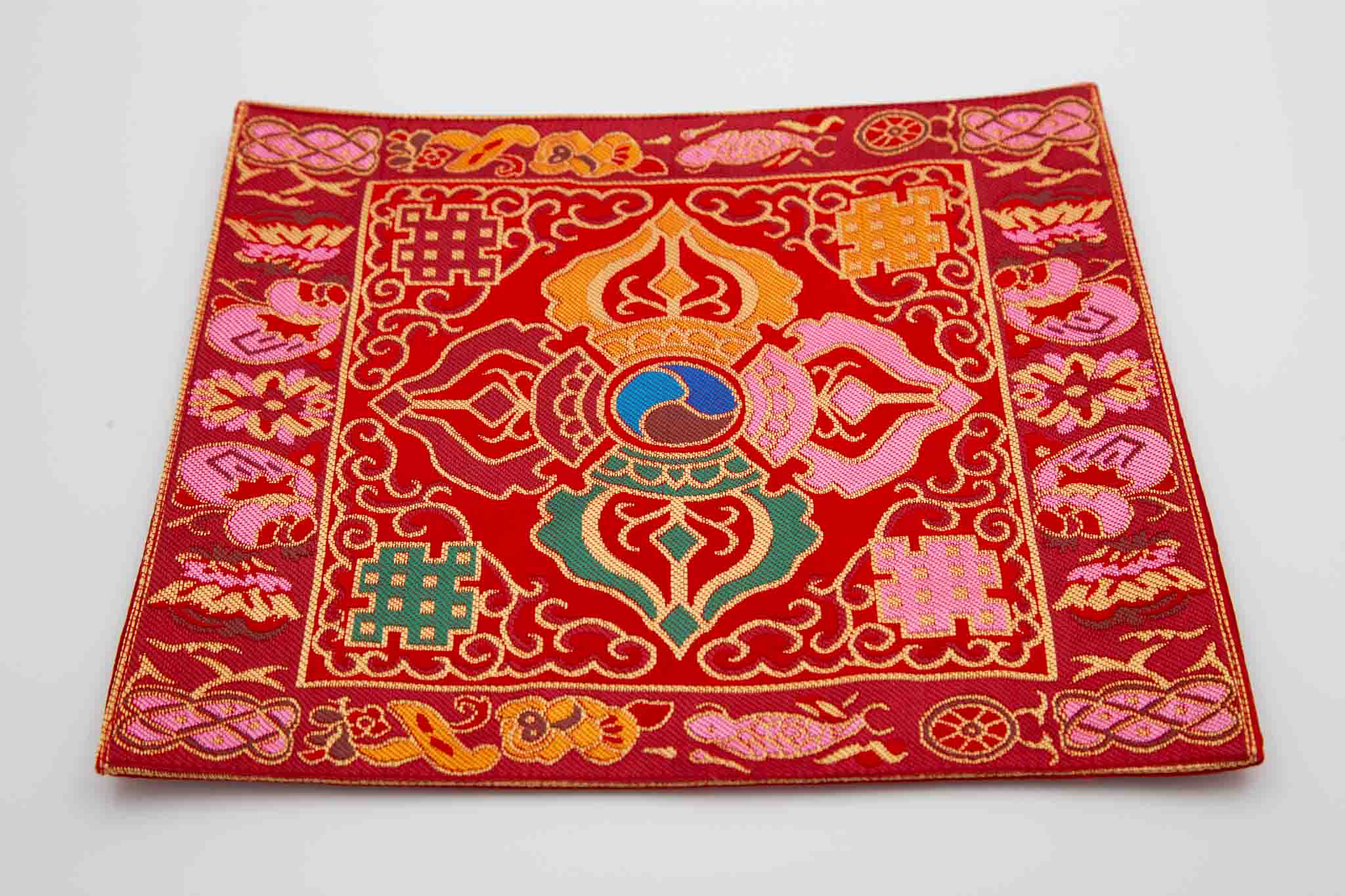 Double Dorje Bell & Dorje Mat | Red