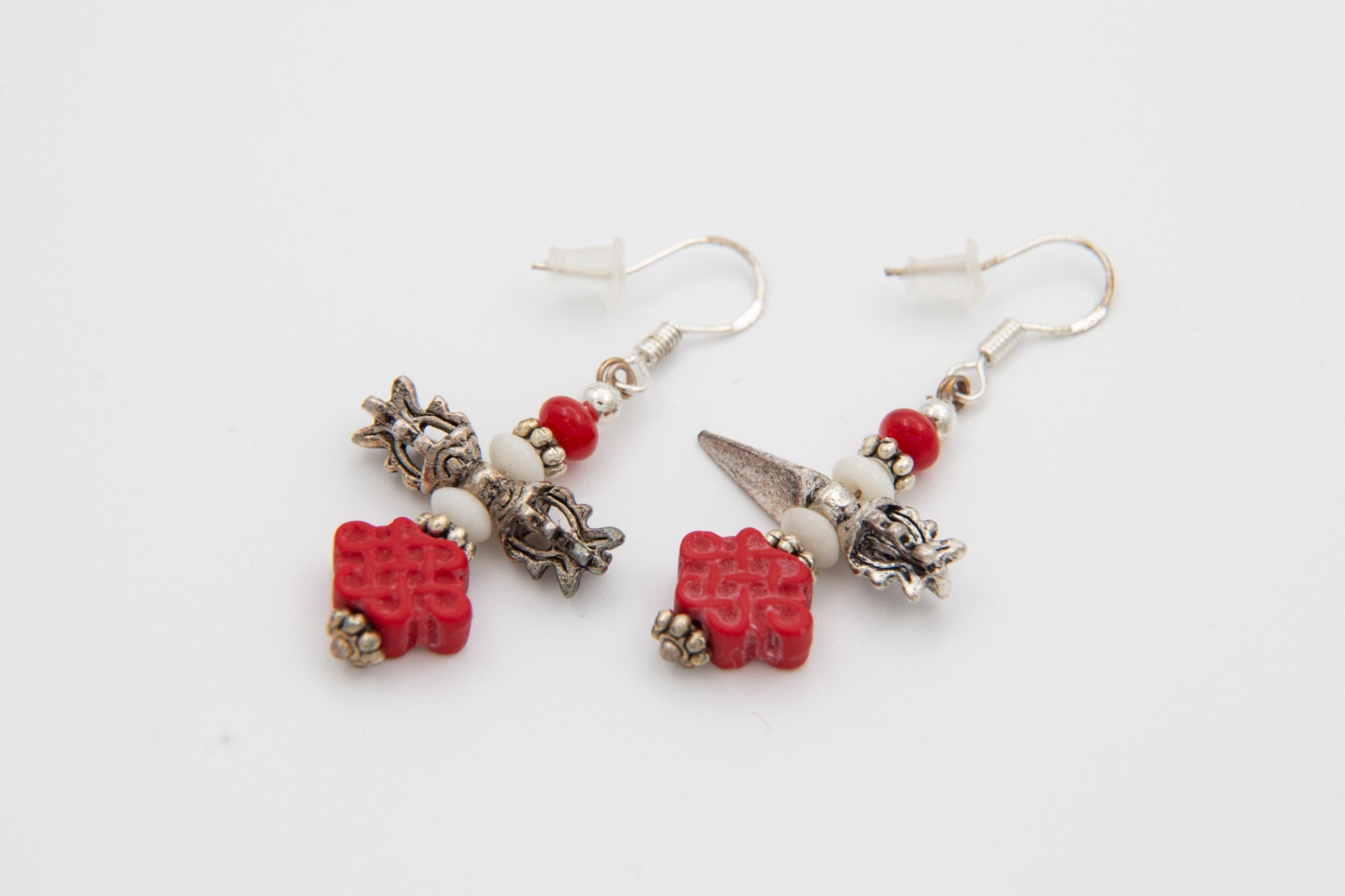 Endless Knot, Phurba & Dorje Earrings