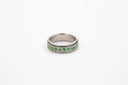 Green Tara Spinning Mantra Ring | Green