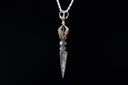 Phurba Pendant with CZ | Bronze