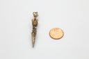 Phurba Pendant with CZ | Bronze