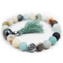 Amazonite Wrist Mala - 8mm