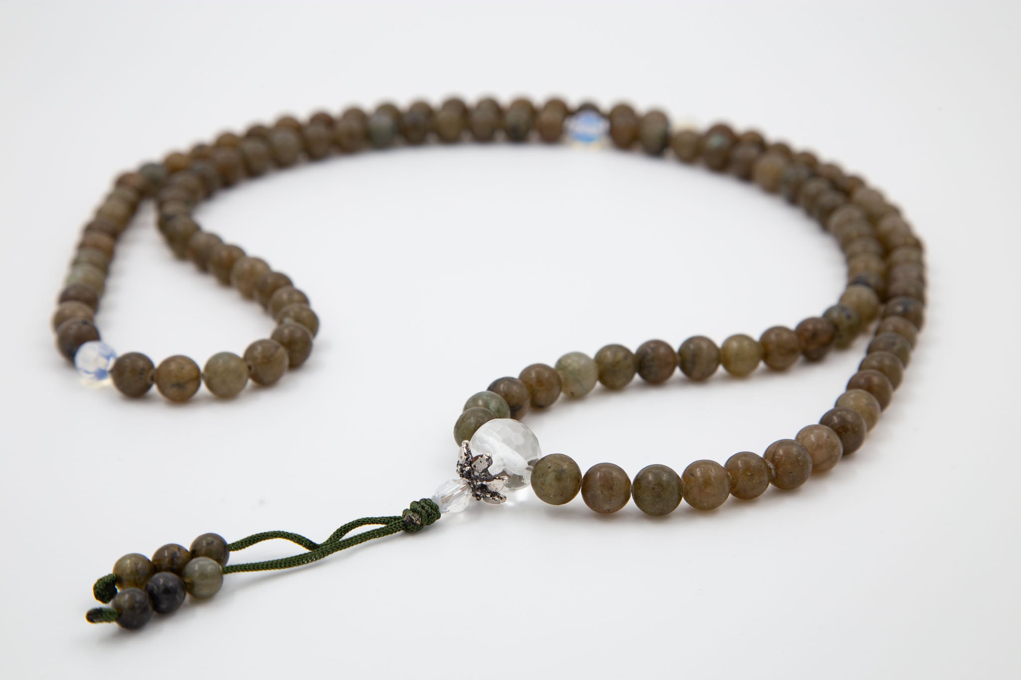 Labradorite & Crystal Quartz Mala