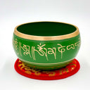 Green Painted Singing Bowls