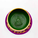 Green Painted Singing Bowls