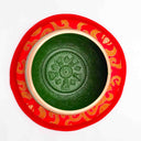 Green Painted Singing Bowls