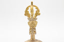 Five-pronged Dehradun Bell & Dorje | Ornate Handle