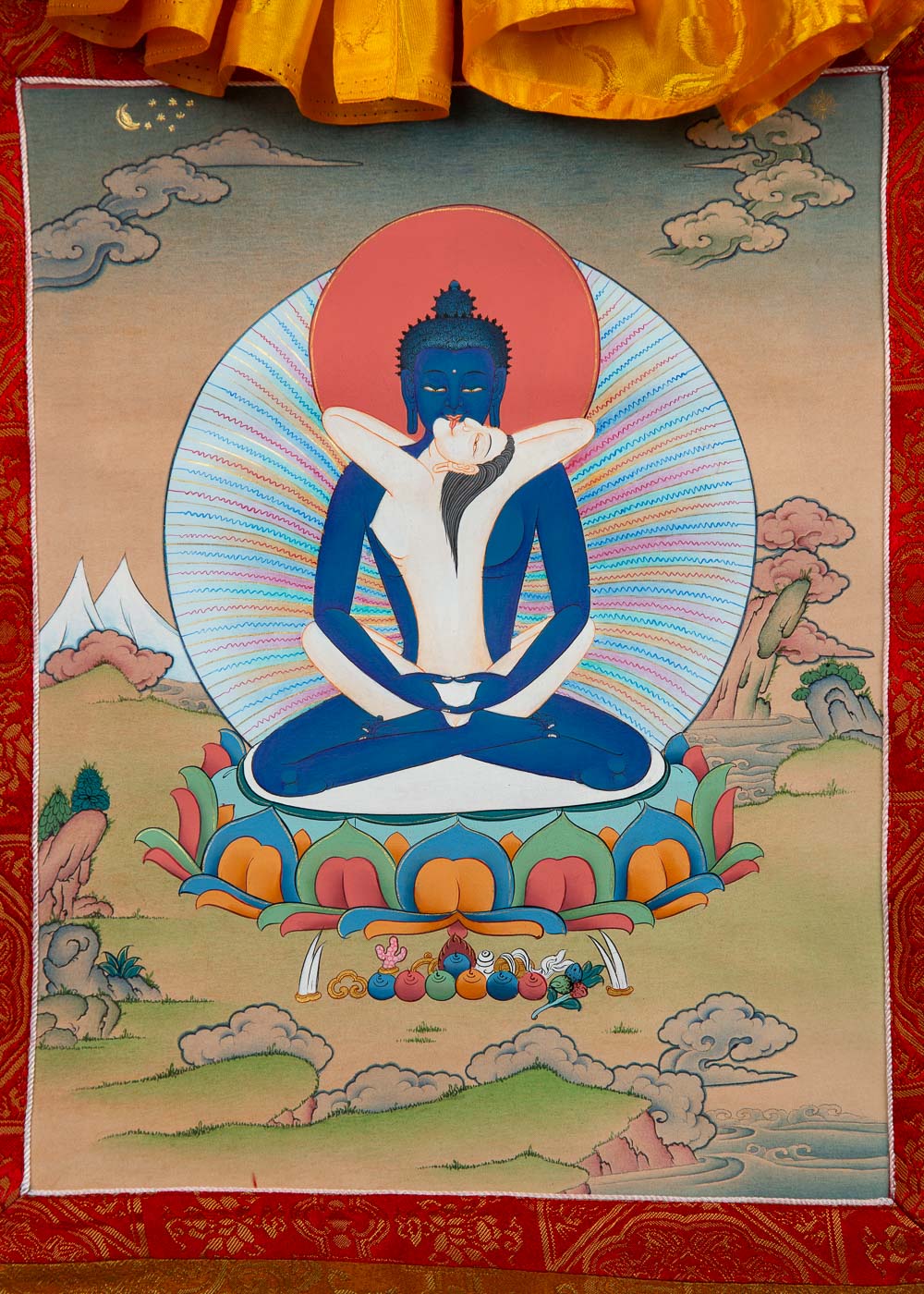 Samantabhadra Thangka - Small