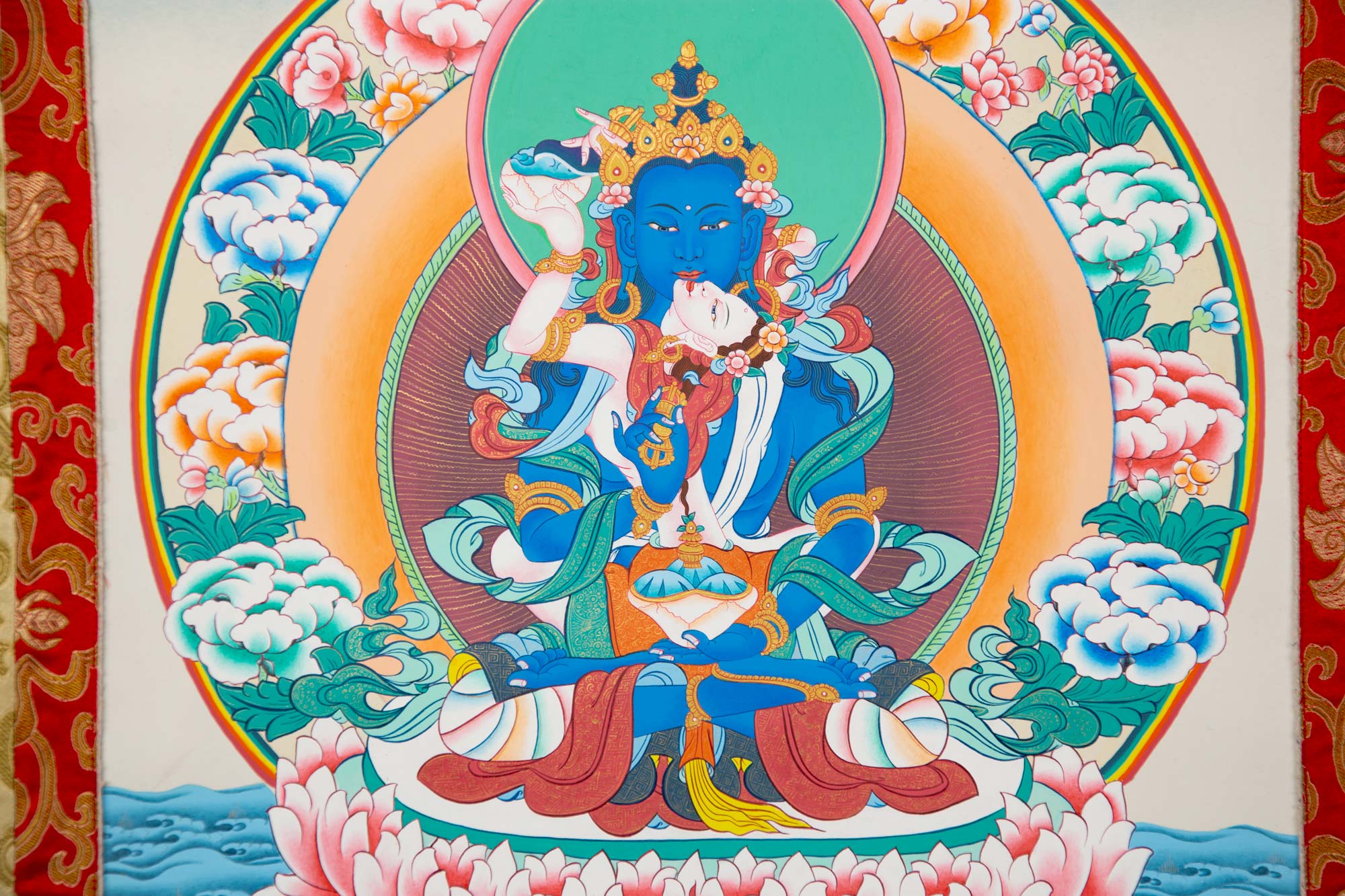 ⌘ Porte-Bonheur ⌘ 様 Orgyen Dorje Chang Thangka | Medium | #2 – Tibetan Treasures