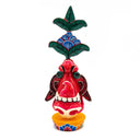 Wrathful Flower Wooden Offering Torma