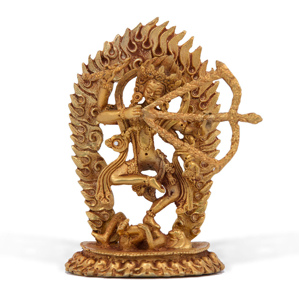 Padma Dakini Gold Statue - Mini
