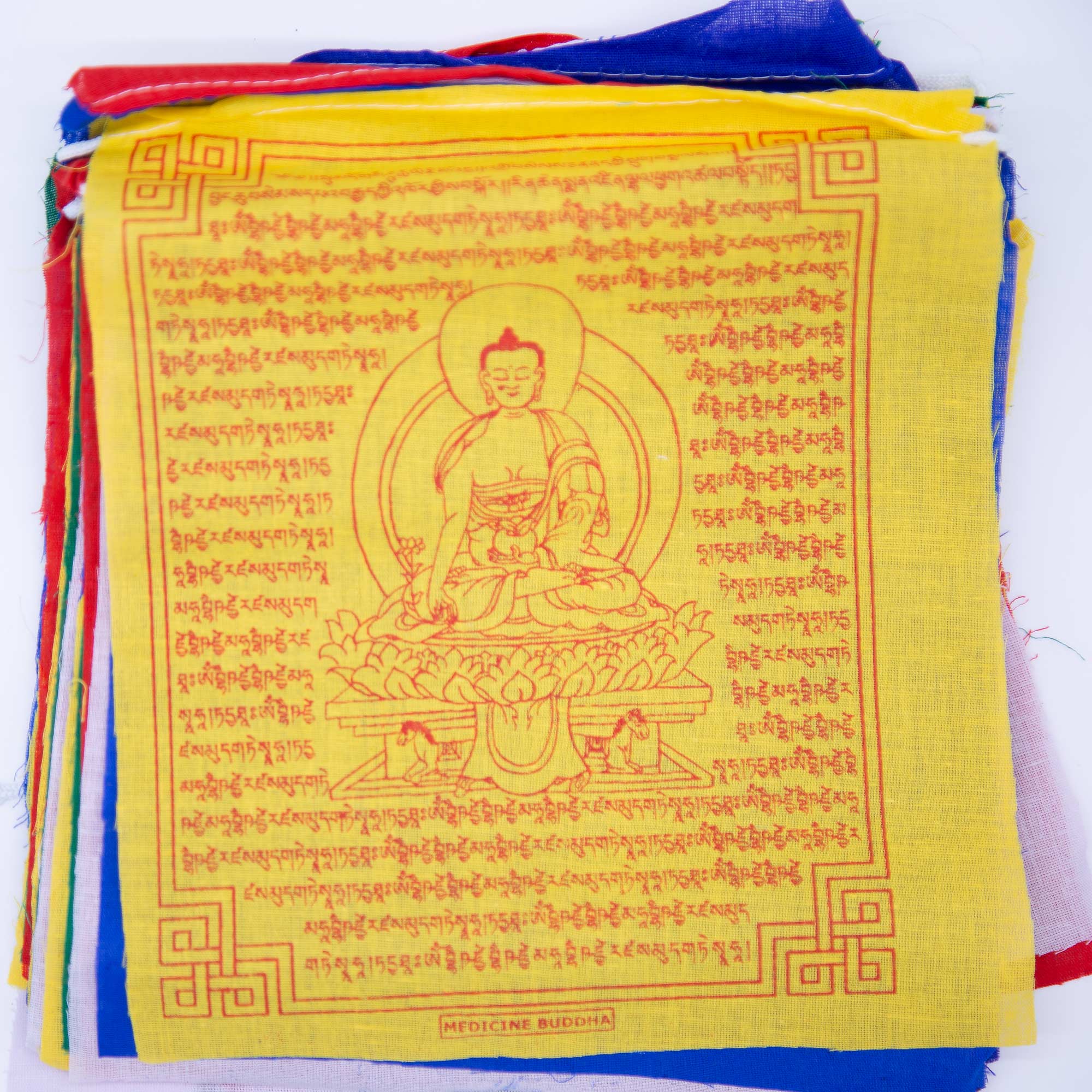 Medicine Buddha Prayer Flag Medium