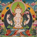 Four-arm Chenrezig Thangka #4