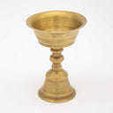 Rigdzin Ling's Brass Butterlamp - 4.25 inch - Imperfect