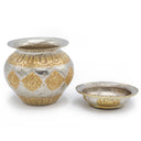 Silver and Gold Treasure Vase - 4.75 inch