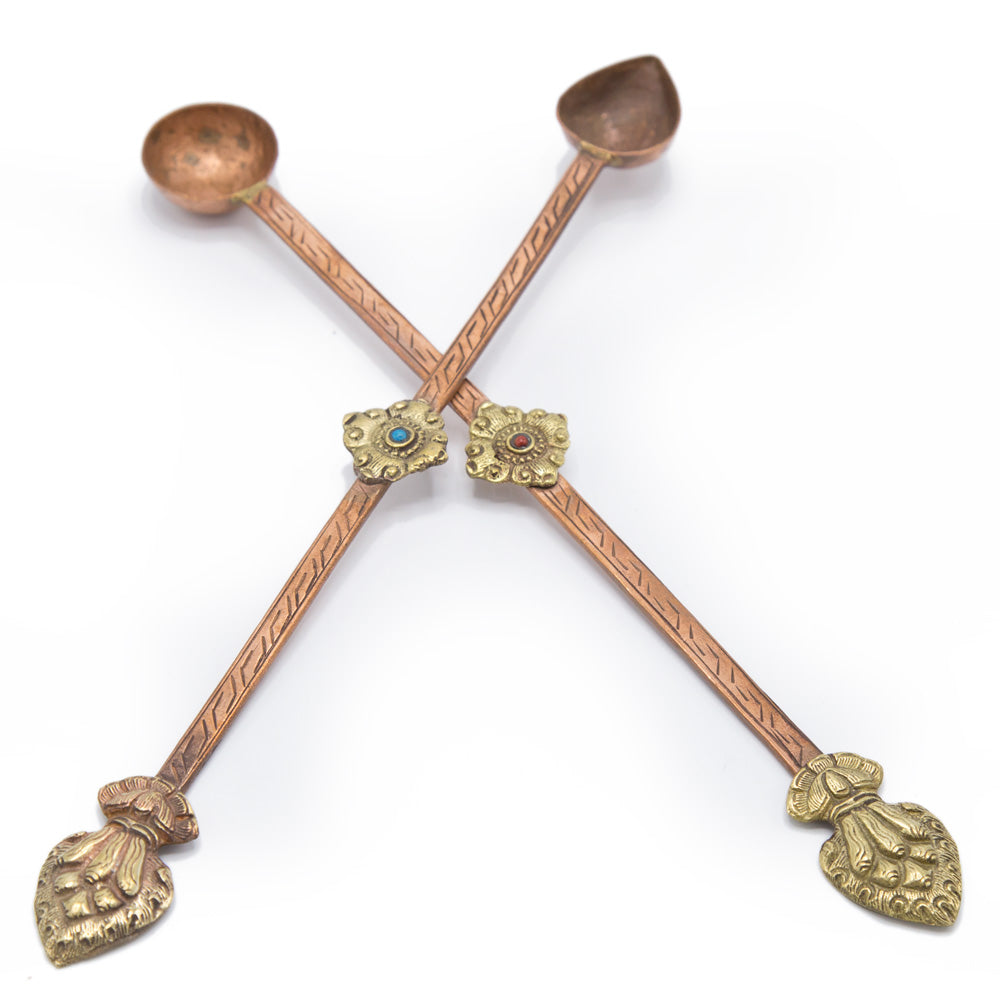 Copper Ritual Spoons - 9 inch