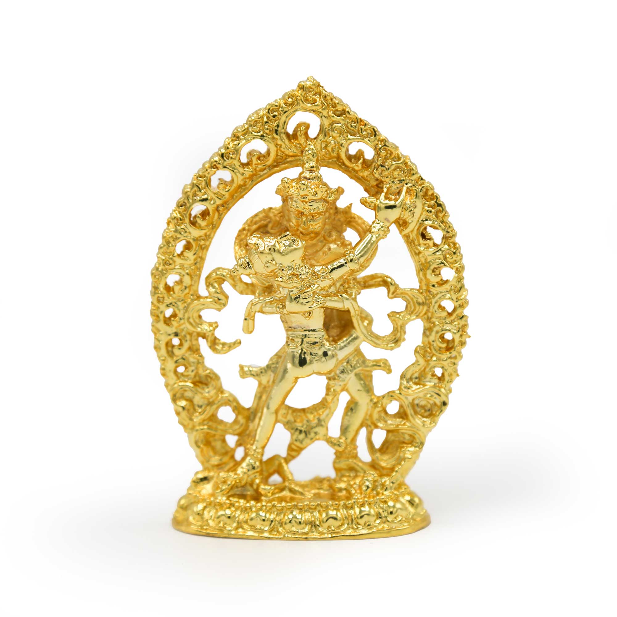 Chakrasamvara Statue - Gold Plated - Mini