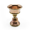 Copper & Brass Hammered Butterlamp - 4.25"