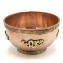 Copper and Brass Dragon Offering Bowls - 4.25"