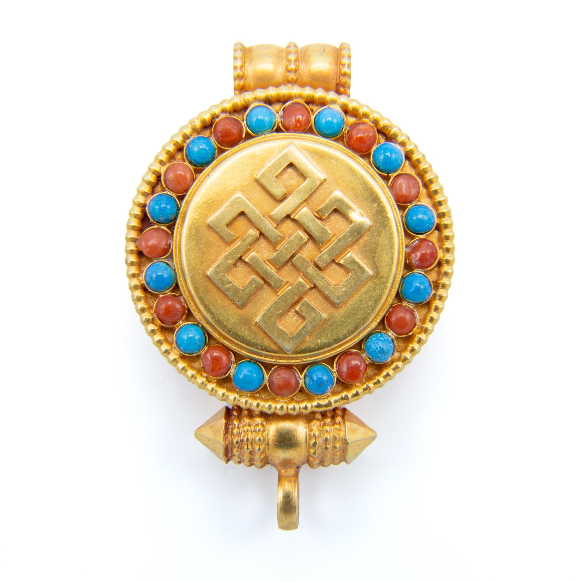 Gold-Plated Endless Knot Gau
