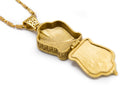 Gold plated Kalachakra Gau & Chain