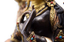 Green Tara Statue - 3 Metals - 14"