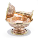 Hammered & Engraved Copper Serkyem - 4.5"